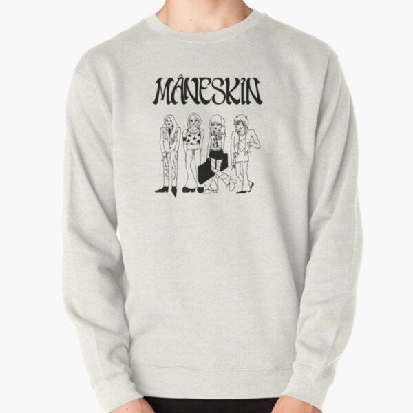 Maneskin doodle Måneskin Pullover Sweatshirt RB1810 product Offical maneskin Merch