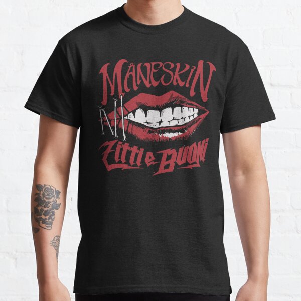 Official MANESKIN Band Classic T-Shirt RB1810 product Offical maneskin Merch