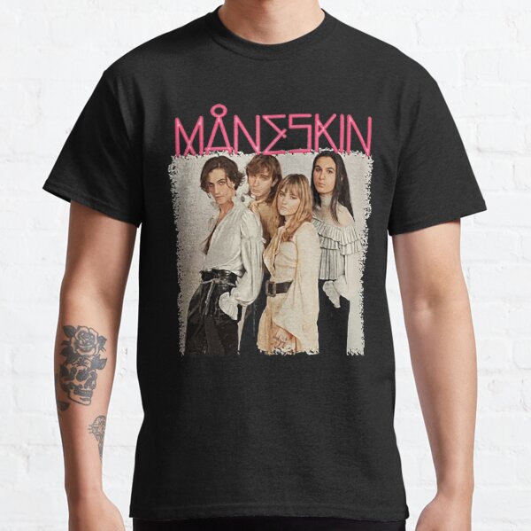 The Official Merchandise of Måneskin - Maneskin Classic T-Shirt RB1810 product Offical maneskin Merch