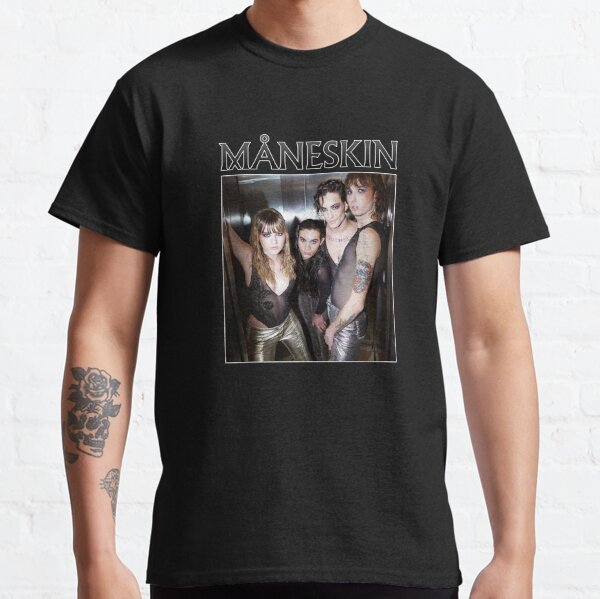 MANESKIN Måneskin Band Merchandising Classic T-Shirt RB1810 product Offical maneskin Merch