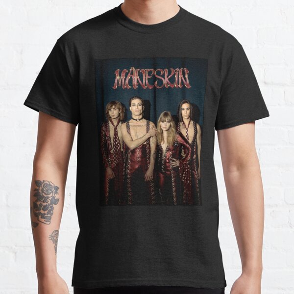 Måneskin rock band Maneskin Classic T-Shirt RB1810 product Offical maneskin Merch