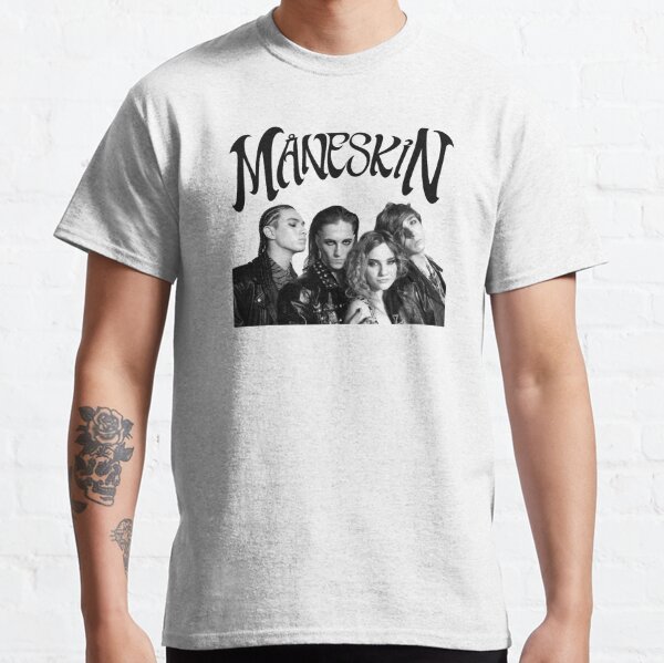 Måneskin rock band Maneskin Classic T-Shirt RB1810 product Offical maneskin Merch