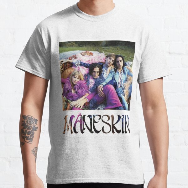 Maneskin poster Classic T-Shirt RB1810 product Offical maneskin Merch