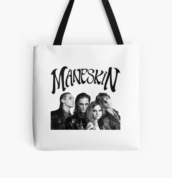 Måneskin rock band Maneskin All Over Print Tote Bag RB1810 product Offical maneskin Merch