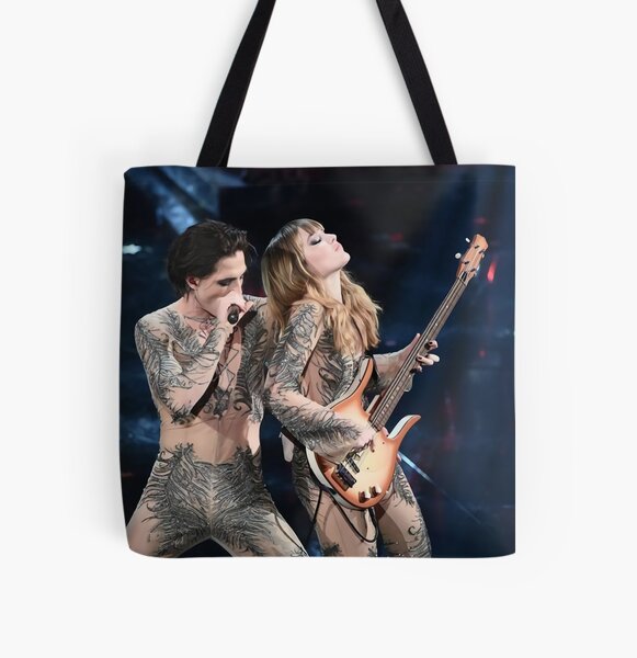 Damiano n Victoria Maneskin All Over Print Tote Bag RB1810 product Offical maneskin Merch