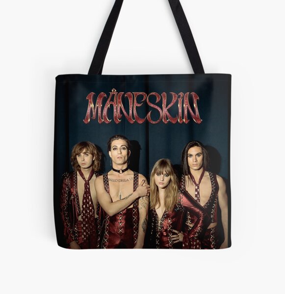 Måneskin rock band Maneskin All Over Print Tote Bag RB1810 product Offical maneskin Merch