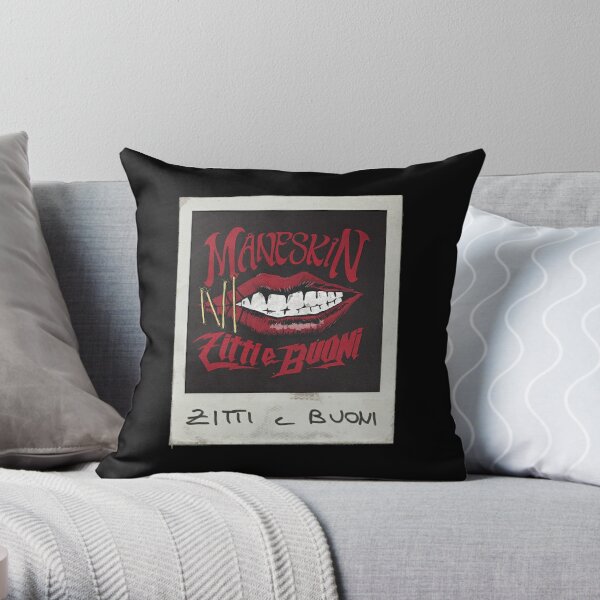 Måneskin fan art & merch maneskin  Throw Pillow RB1810 product Offical maneskin Merch